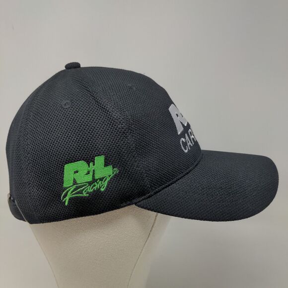 R+L Carriers Racing Men's Slideback Hat Black OSFM #17 Embroidered Logo - Picture 4 of 7